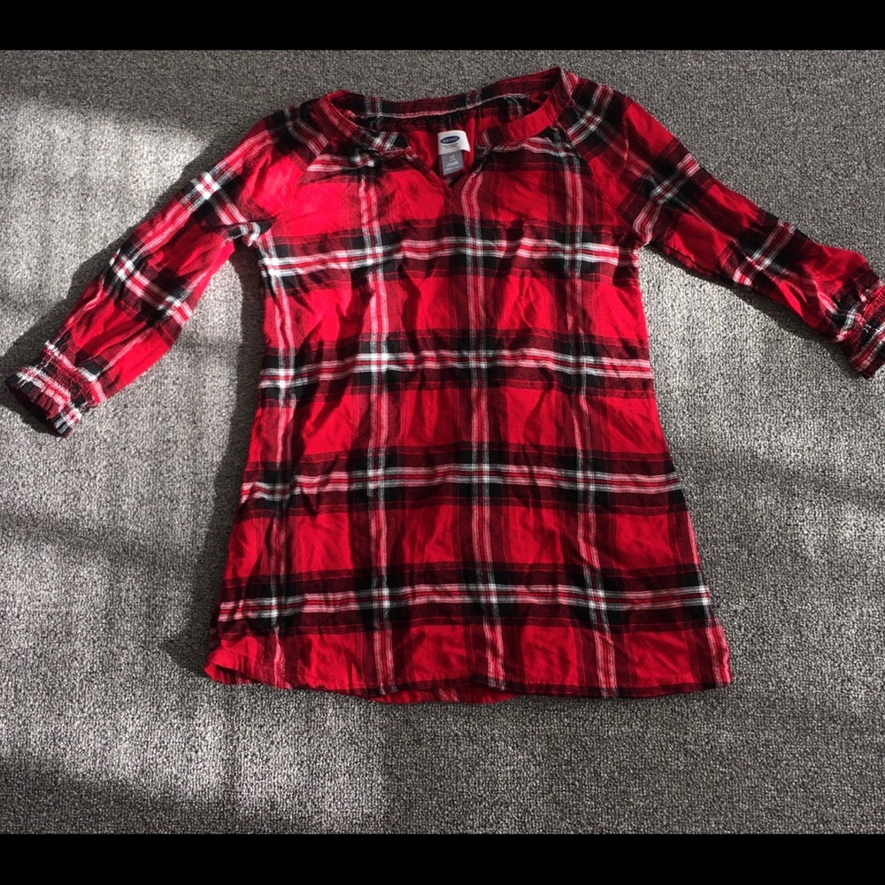 Girls plaid old navy dress